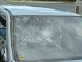 broken windshield